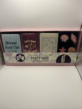 Party Pack - Coastal Pink, Purple & Cream Can Sleeves & Drink Markers